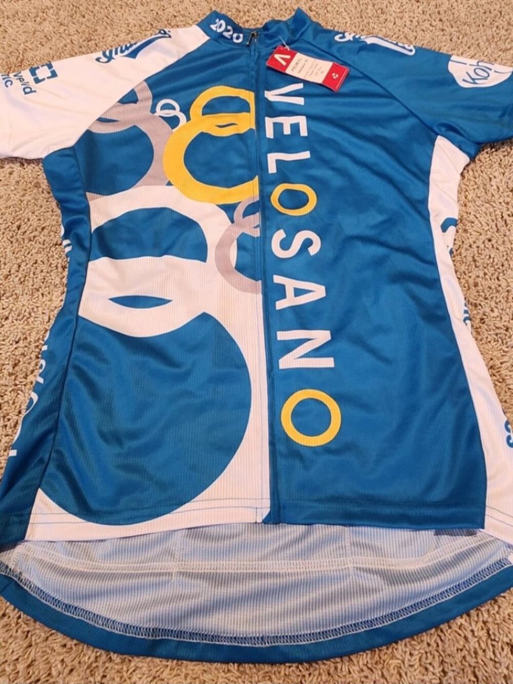 Primal Women XL VeloSano Cleveland Clinic Cycling Jersey Sport Cut Ohio NOS 2020 - Picture 2 of 16